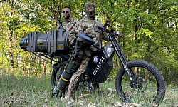 Ukraine uses electric bicycles for military purposes