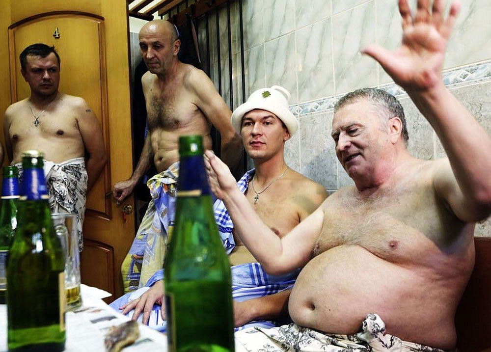 Zhirinovsky with boys