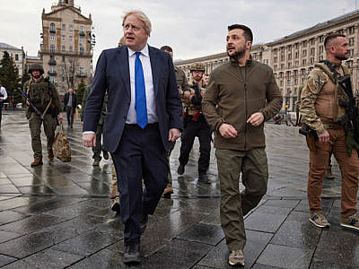 Boris Johnson in Kyiv