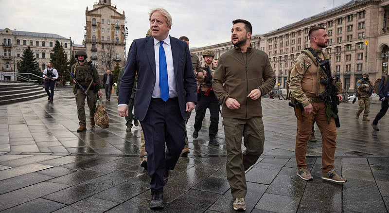 Boris Johnson in Kyiv