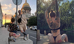 A criminal case was opened on the girl who exposed her buttocks near St. Isaac's Cathedral
