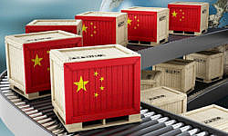 China has found alternative routes for sending goods bypassing Russia