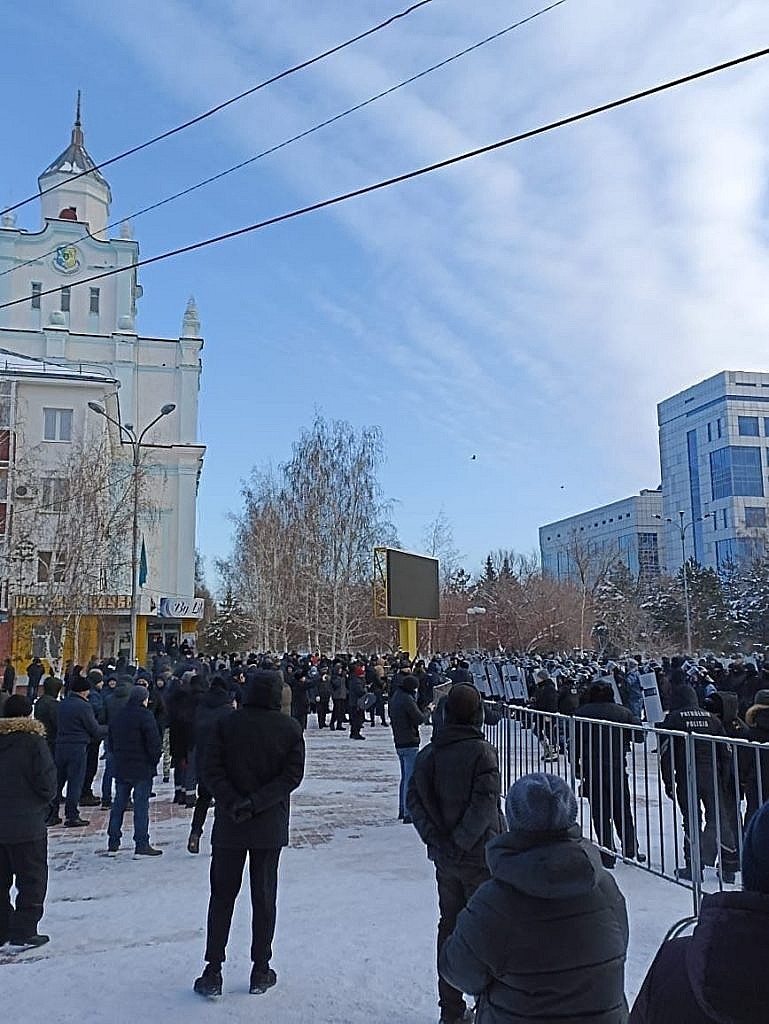 Protests in Kazakhstan Photo January 2022