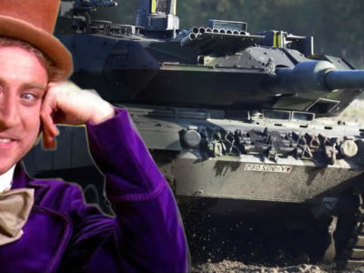 Российские СМИ рассказали о танке ‘Leopard’ который утонул в болоте