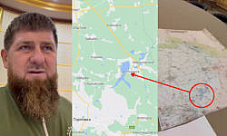 Ramzan Kadyrov accidentally issued plans for the location of Russian troops