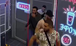 Four bearded Caucasians robbed a sex shop