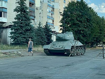 Т34 в Лисичанске