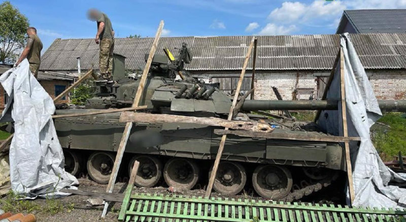 Ukrainian stole a tank