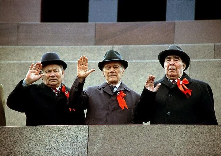 Chernenko Tikhonov Brezhnev